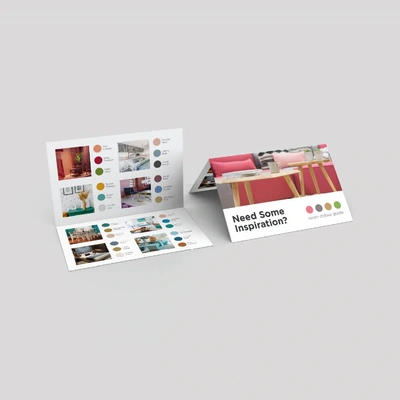 Folded Business Card - Long Edge