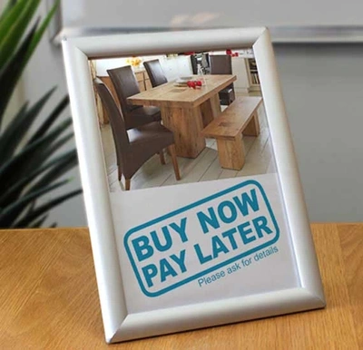 Counter Stand Snap Poster Frame Folkestone Printing
