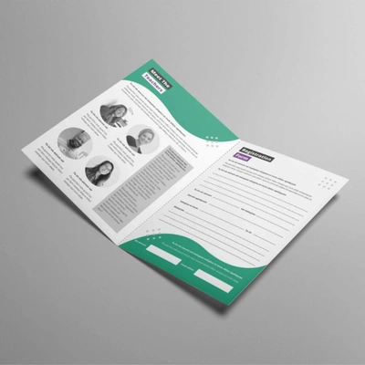 Perforated Folded Leaflet - 4pp