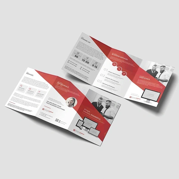 A6 6pp Folded Leaflet Folkestone Printing
