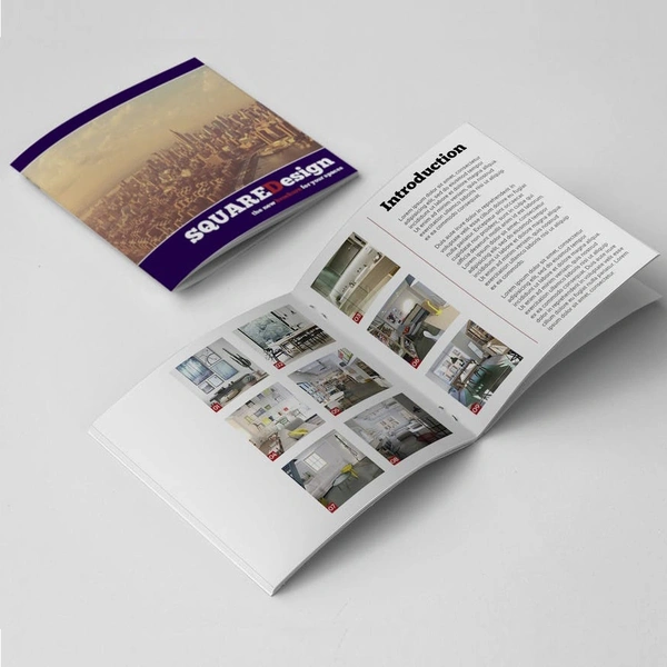 148mm X 148mm Square Stapled Booklet
