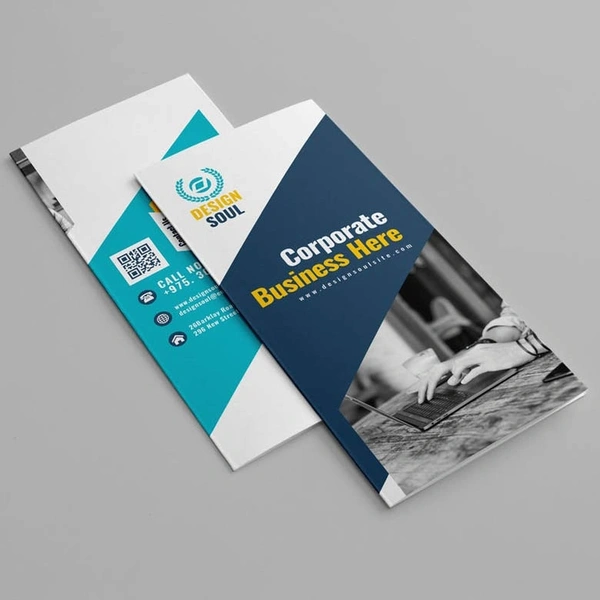 Dl Portrait Stapled Booklet