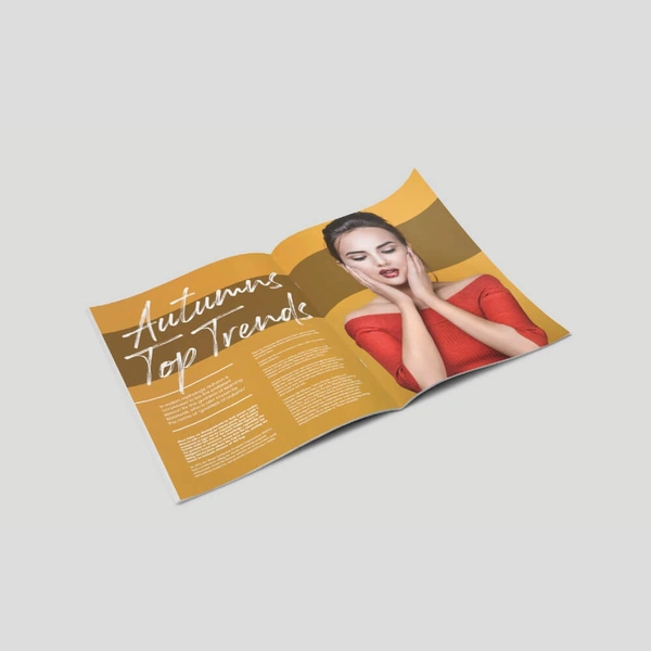 Crown Quatro Stapled Booklet - Long Edge