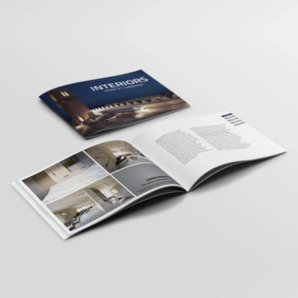 A4 Landscape Stapled Booklet